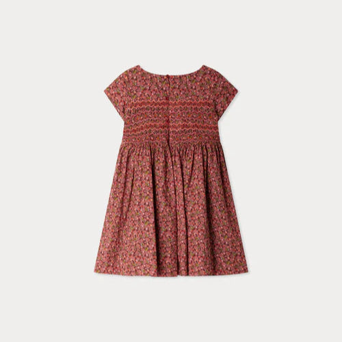 Cherry Print Smock Dress