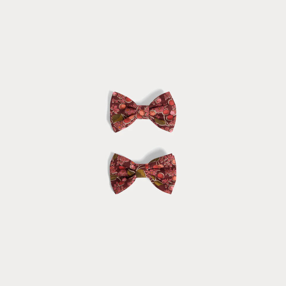 Cherry Print HairBow