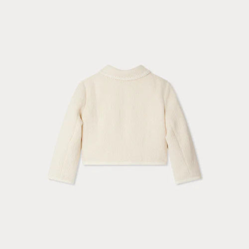 Bonpoint Ecru Janica Vest | Casa Childrenswear
