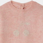 Bonpoint Cherry Logo Cashmere Romper | Casa Childrenswear