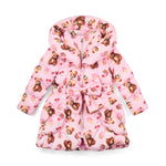 Lauren Pink Bear Print Bow Jacket