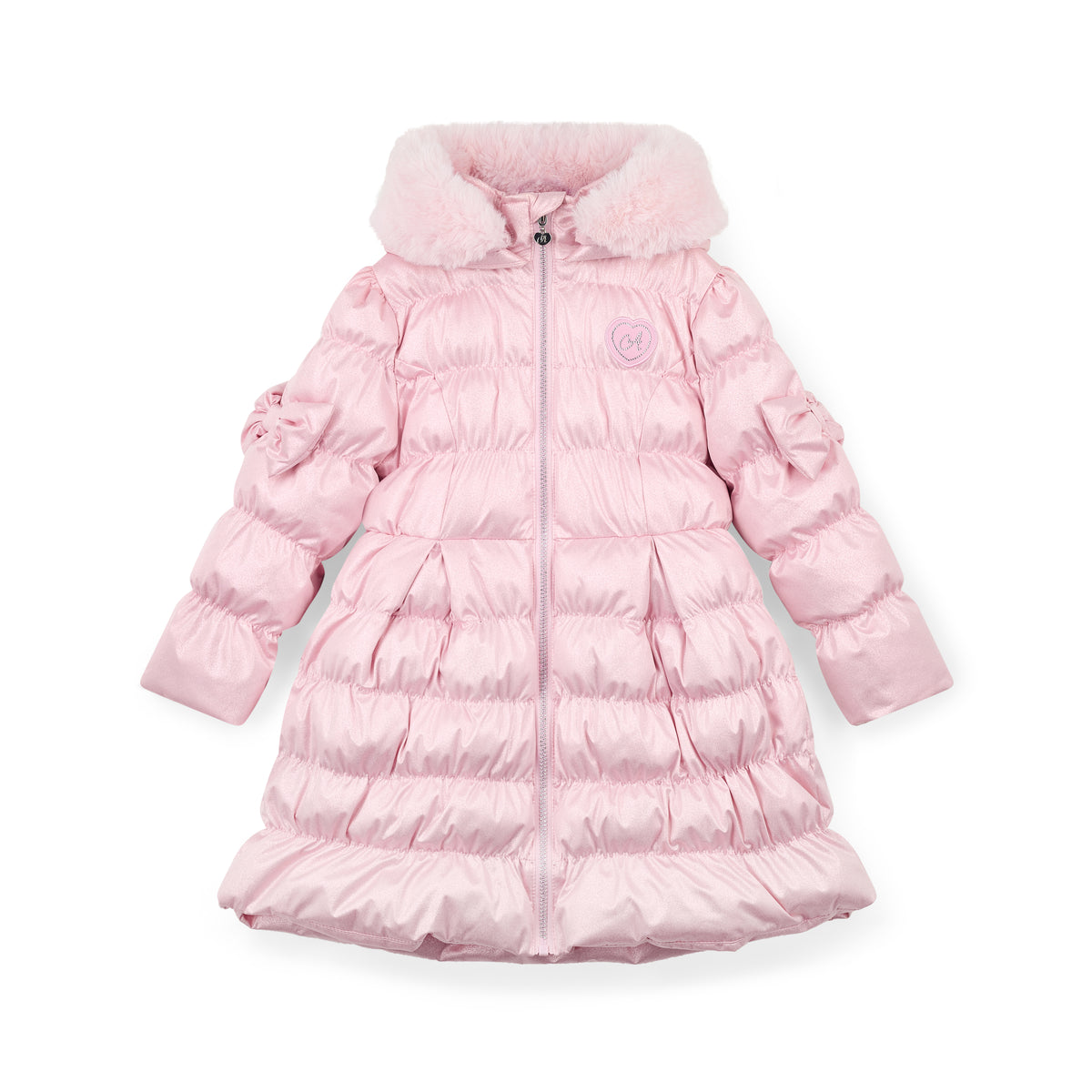 Montana Pink Padded Long Jacket