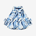 A Dee Nylah Blue Swirl Print Jacket | Casa Childrenswear