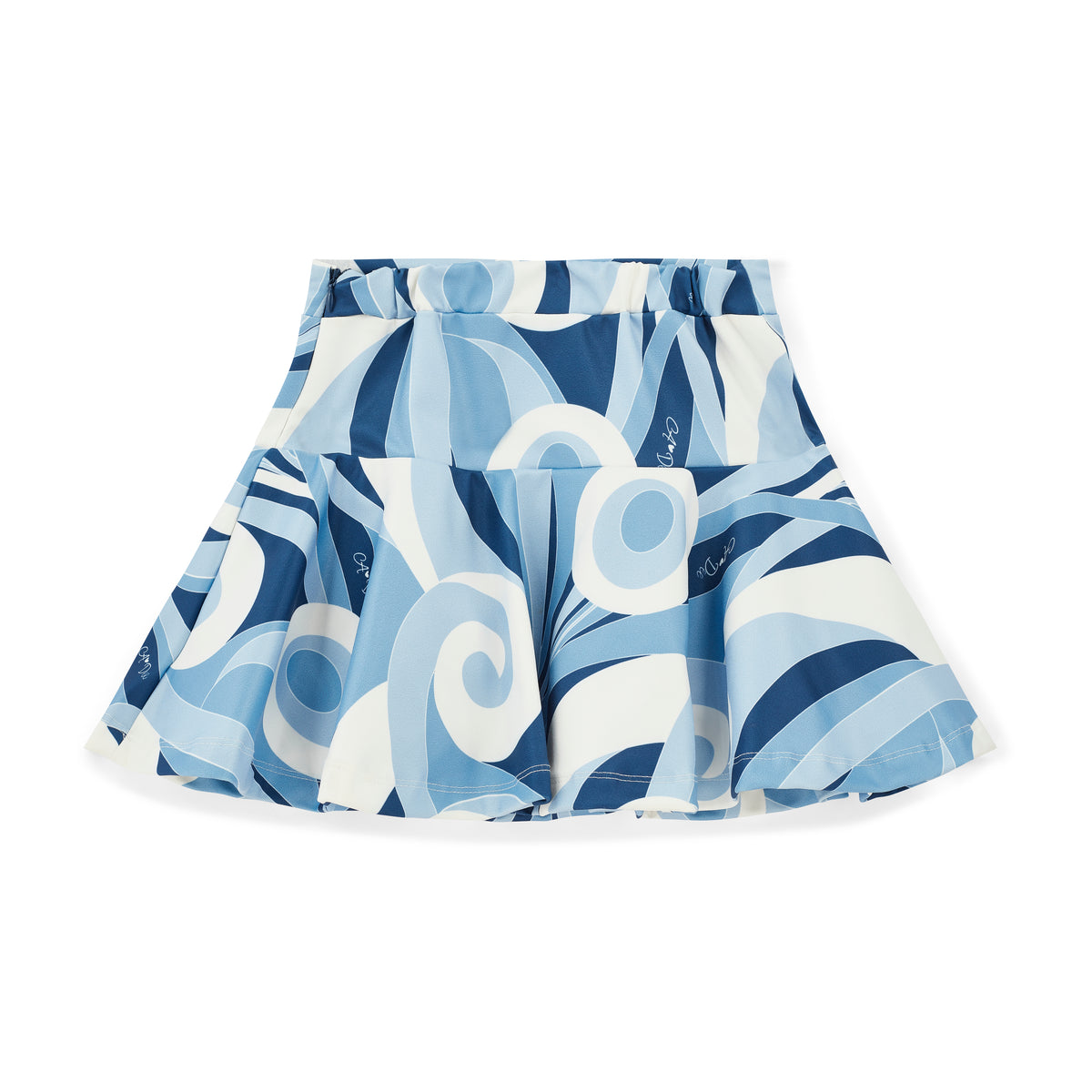 Nellie Blue Swirl Print Skirt Set
