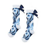 Nieve Blue Swirl Knee High Sock
