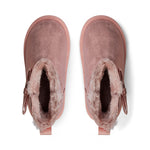 A Dee Bowtiful Pink Faux Suede Boot | Casa Childrenswear