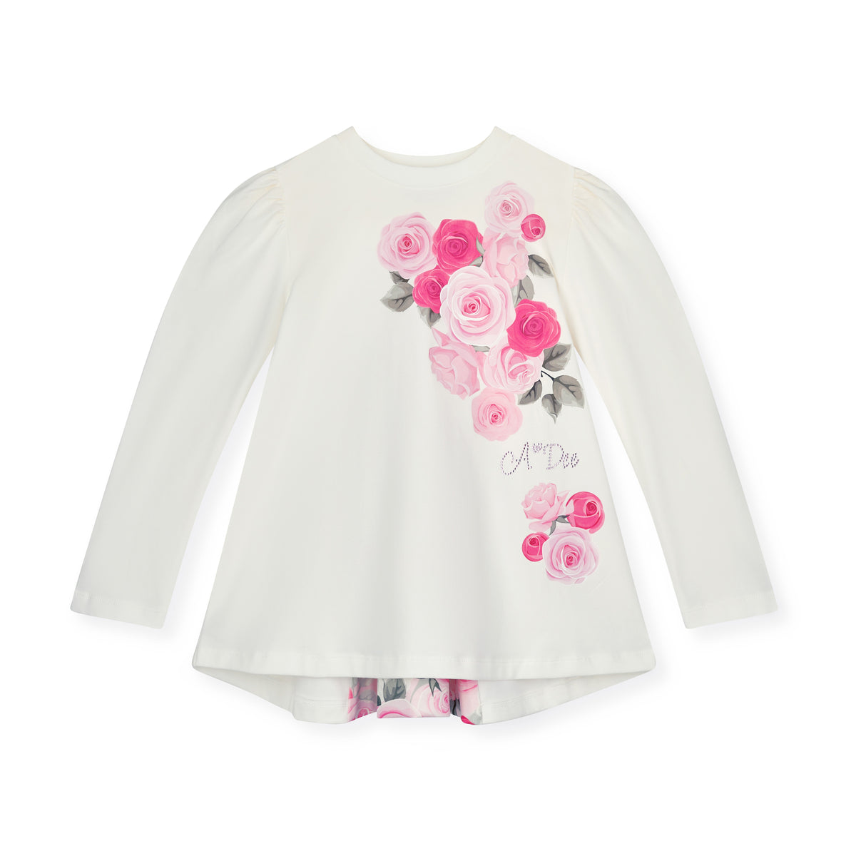 A Dee Ayla Rose Print Insert Legging Set | Casa Childrenswear