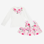 A Dee Ariella Rose Print Skirt Set | Casa Childrenswear