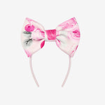 A Dee Allie Pink Printed Bow Headband | Casa Childrenswear