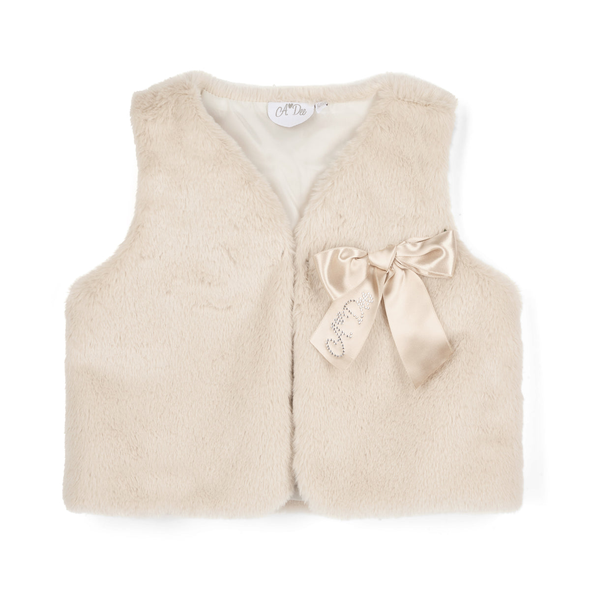 A Dee Anna Pink Fur Gilet | Casa Childrenswear