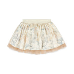 A Dee Brie Beige Bow Print Skirt Set | Casa Childrenswear
