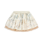 A Dee Brie Beige Bow Print Skirt Set | Casa Childrenswear