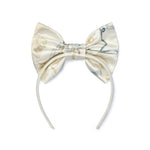 A Dee Allie White Printed Bow Headband | Casa Childrenswear