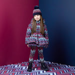 A Dee Ava Navy Chevron Print Jacket | Casa Childrenswear