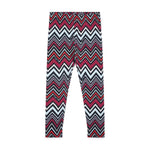 A Dee Crissy Navy Chevron Print Peplum Legging Set | Casa Childrenswear