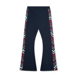 A Dee Coco Navy Chevron Print Flare Tracksuit | Casa Childrenswear