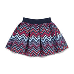 A Dee Chloe Navy Chevron Print Skirt Set | Casa Childrenswear