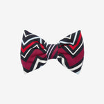 A Dee Brianna Navy Chevron Print Bow Hairclip | Casa Childrenswear
