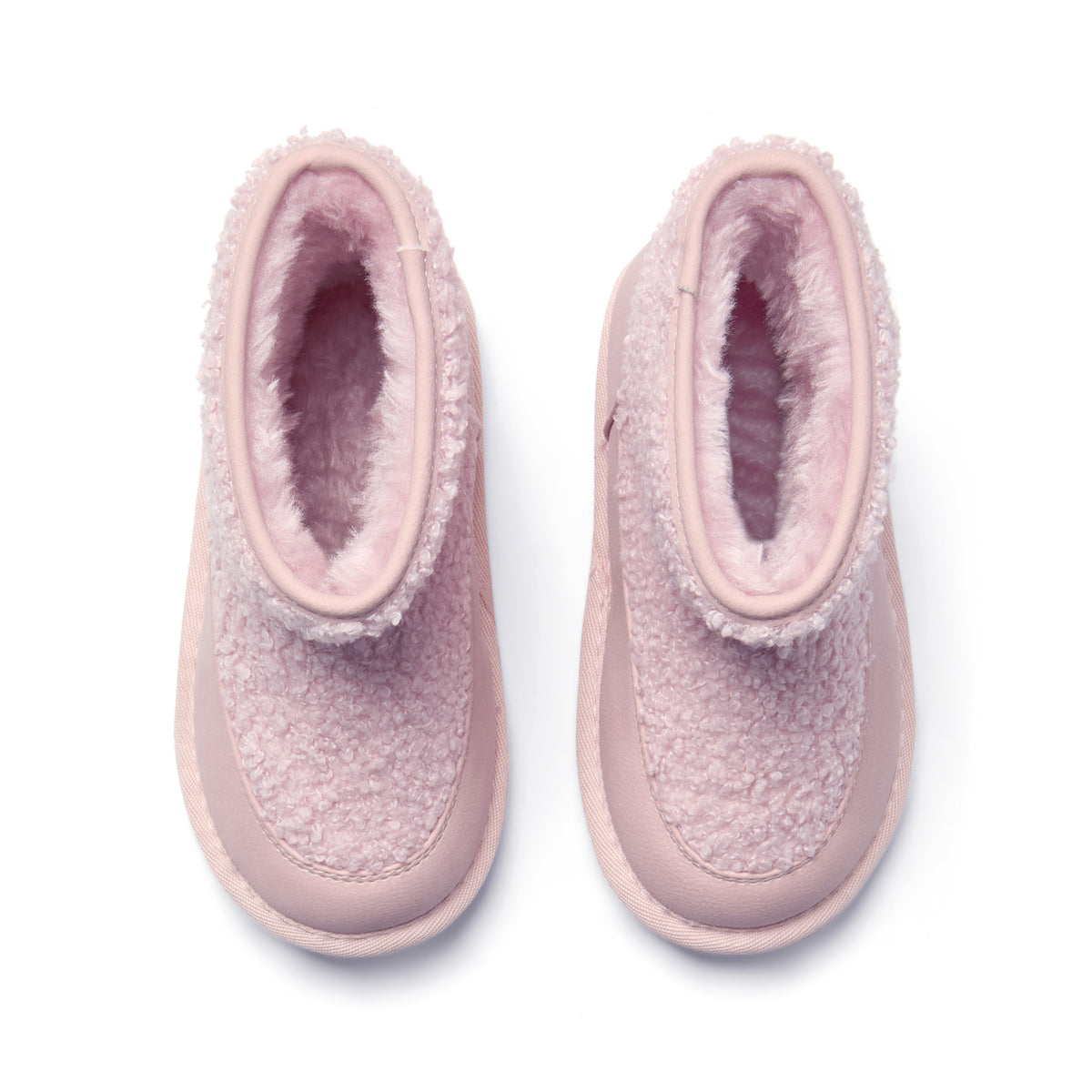A Dee Teddie Pink Boucle Boot | Casa Childrenswear