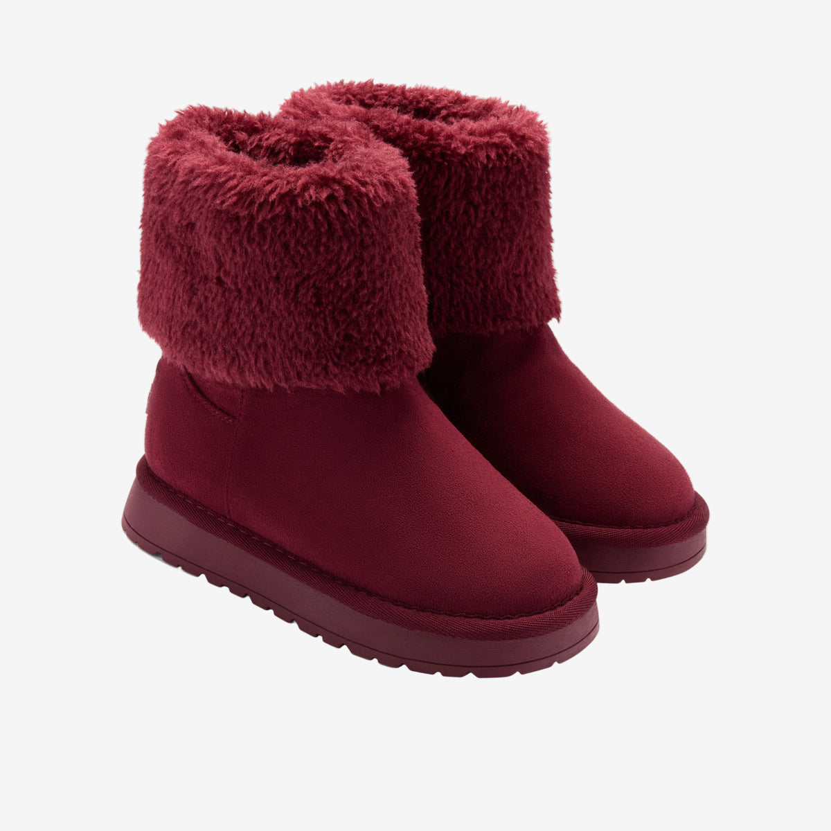 A Dee Fluffie Cherry Fur Trimmed Boot | Casa Childrenswear