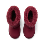 A Dee Fluffie Cherry Fur Trimmed Boot | Casa Childrenswear