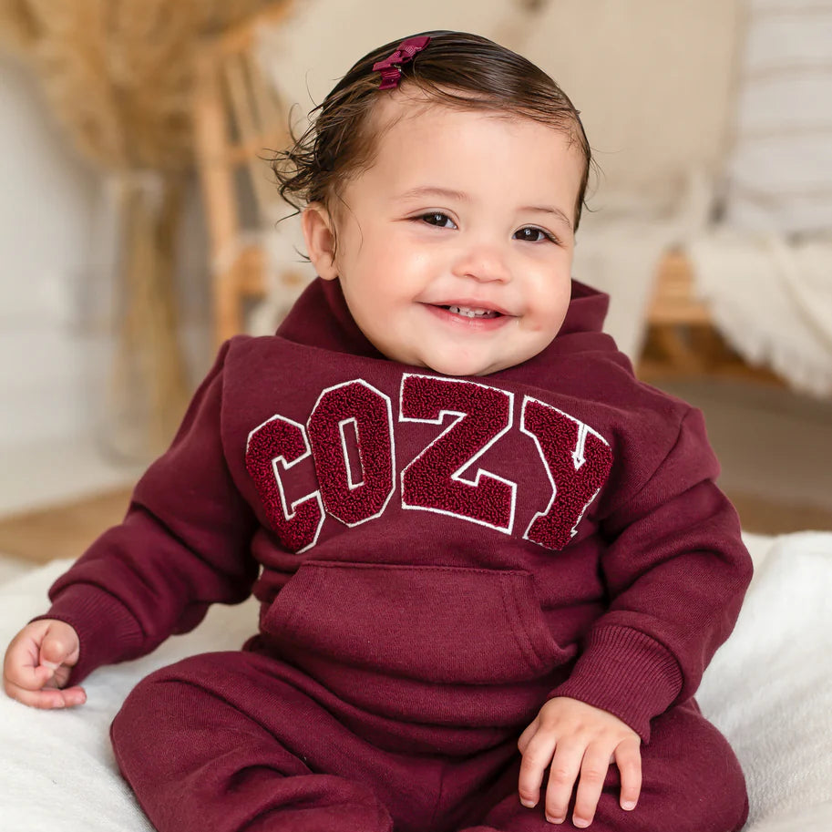 Cozy Burgundry Tracksuit