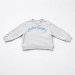 Palm Angels Boys Gray Classic Crew Sweatshirt | Casa Childrenswear