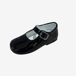 Andanines Black Patent Mary Jane Leather Sole | Casa Childrenswear