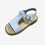 Andanines White Open Toe Sandal Leather Sole | Casa Childrenswear