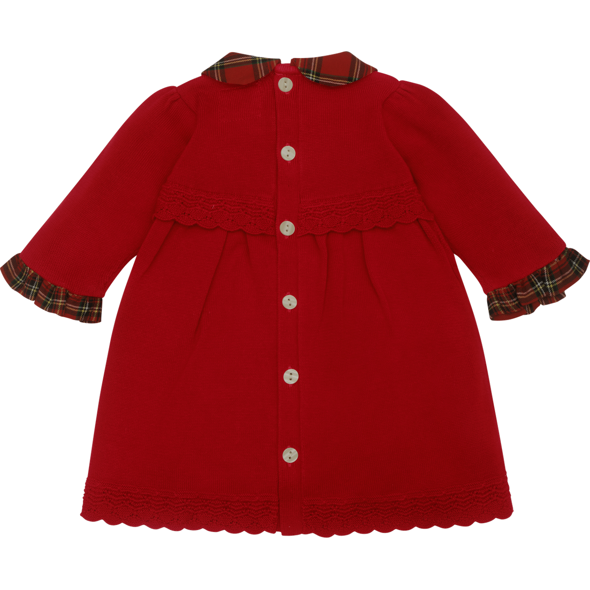 Kesia Red Knitted Dress with Tights