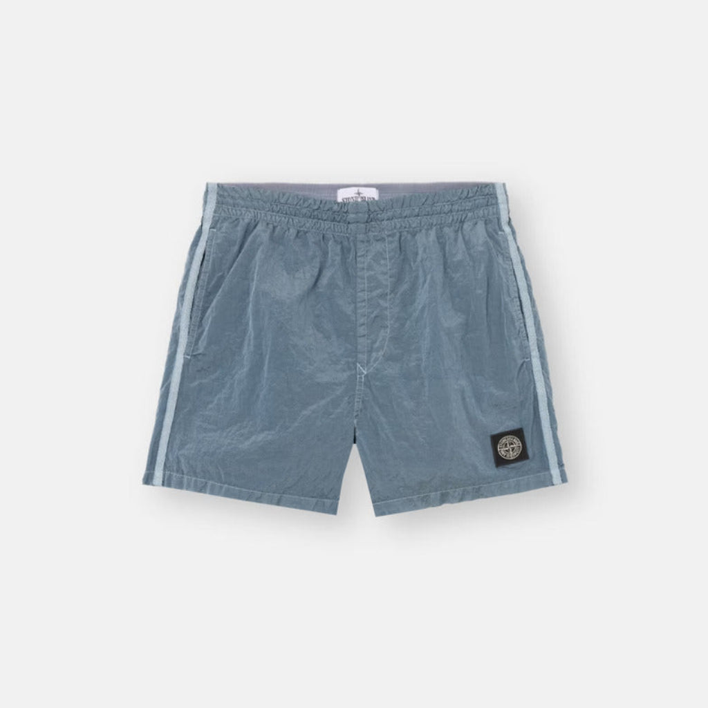 Stone Island Blue Compass Swim Shorts | Casa Childrenswear