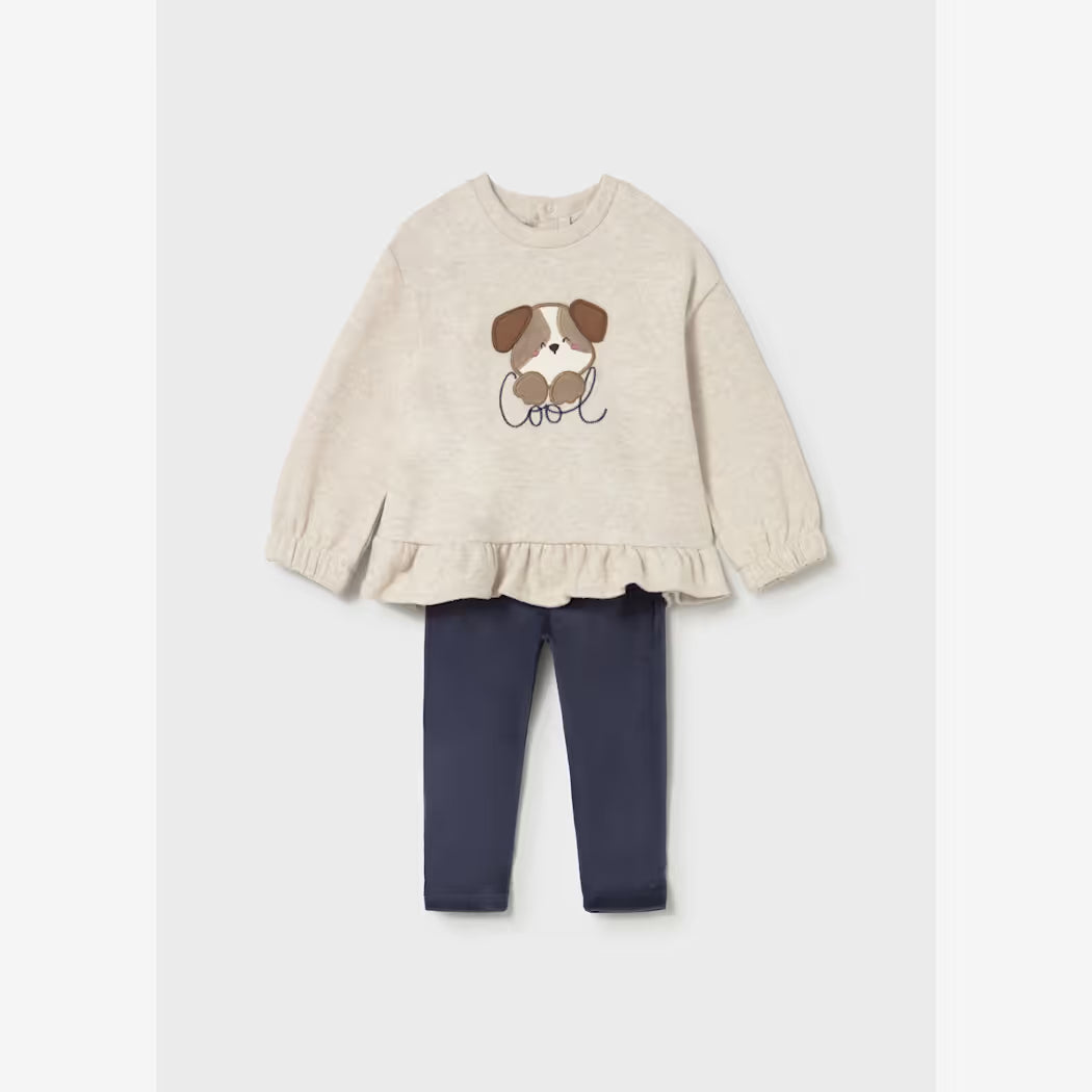 Mayoral Navy & Grey Pullover & Leggings Set | Casa Childrenswear