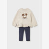 Mayoral Navy & Grey Pullover & Leggings Set | Casa Childrenswear