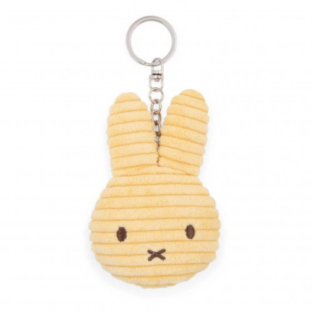 Miffy Flat Corduroy Keyring Buttercream - 10 cm
