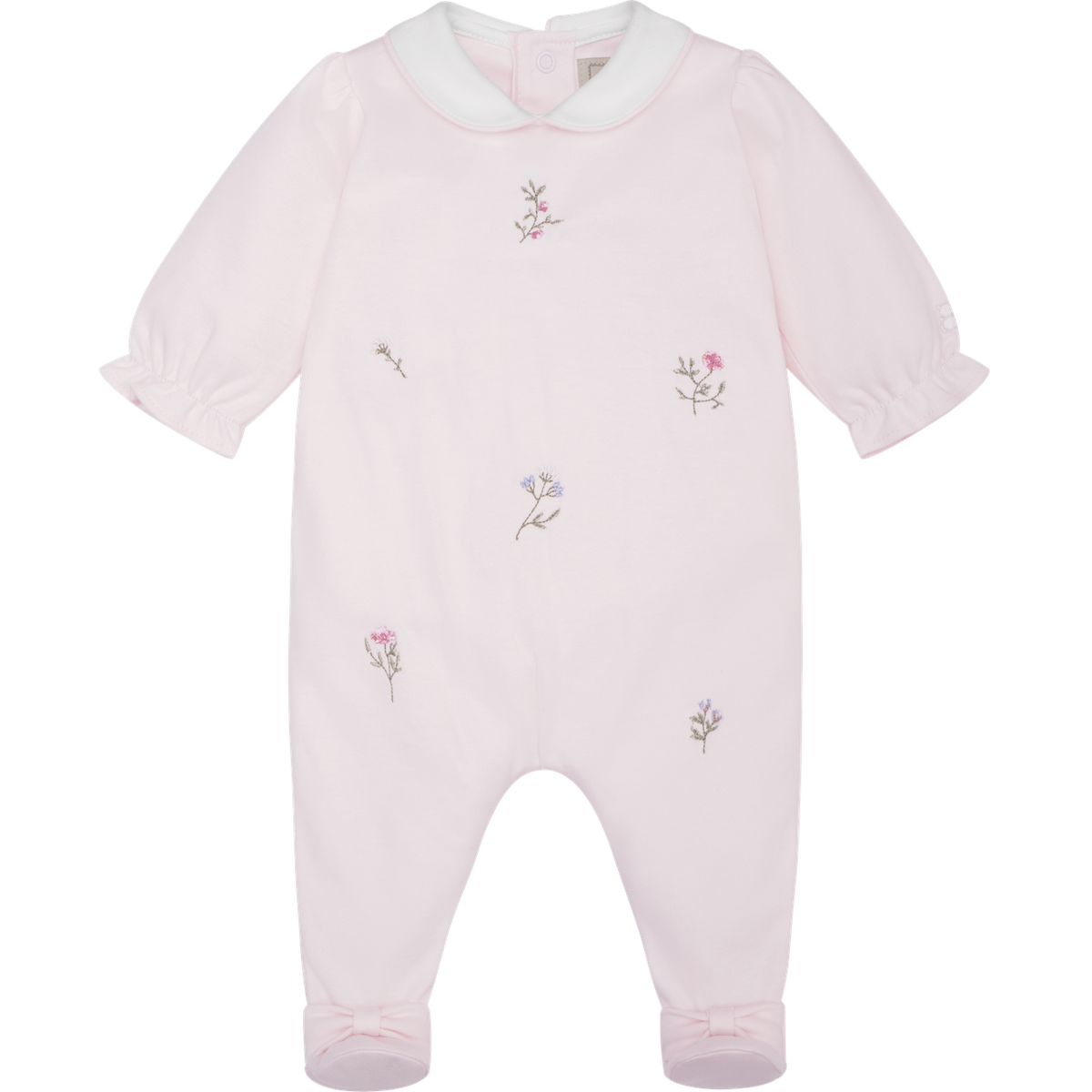 Karen Pink Floral Babygrow