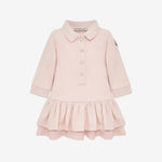 Moncler Enfant Infant Girls Pink Dress | Casa Childrenswear
