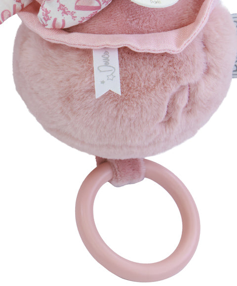 Pink Rabbit Music Box - 20 cm