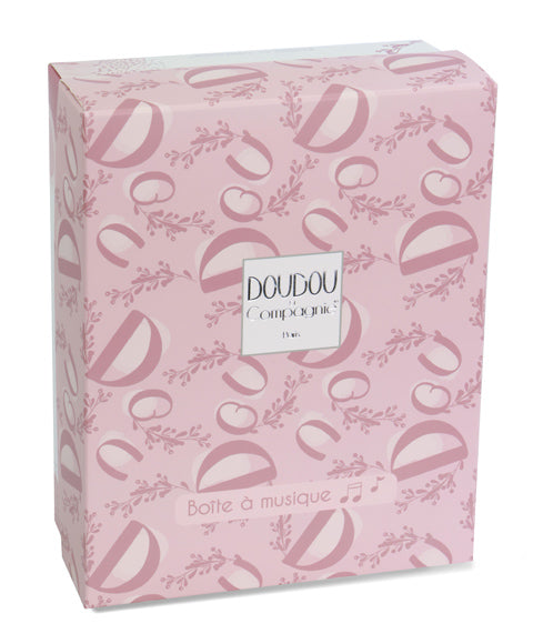 Pink Rabbit Music Box - 20 cm