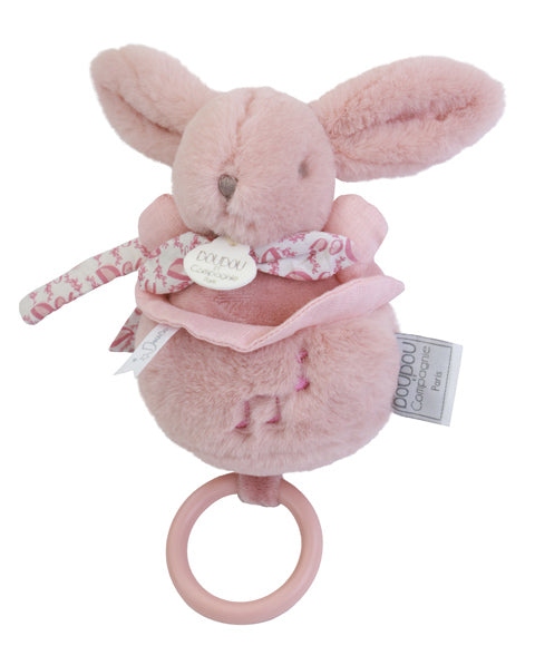 Pink Rabbit Music Box - 20 cm