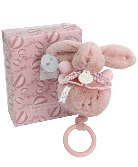 Pink Rabbit Music Box - 20 cm