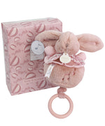 Pink Rabbit Music Box - 20 cm