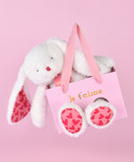 Doudou et Compagnie "Je t'aime" Rabbit 25cm in gift bag | Casa Childrenswear