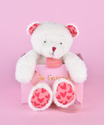 Doudou et Compagnie "Je t'aime" Bear 25cm in gift bag | Casa Childrenswear