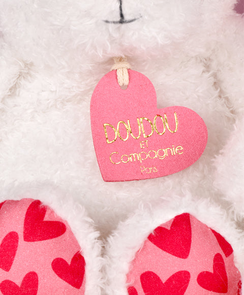 Doudou et Compagnie "Je t'aime" Bear 25cm in gift bag | Casa Childrenswear