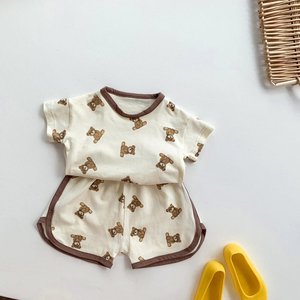 Bear 2 Piece T-Shirt & Shorts Set
