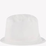 Baby White Teddy Logo Bucket Hat