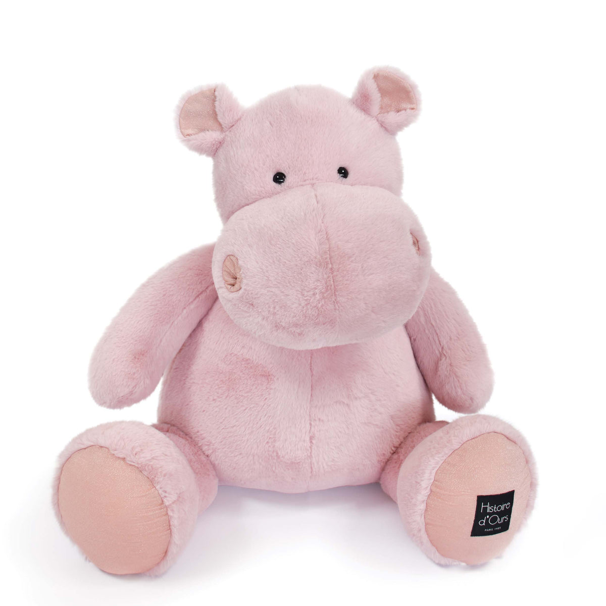 Histoire d'Ours Pink Hip Hippo 85cm | Casa Childrenswear