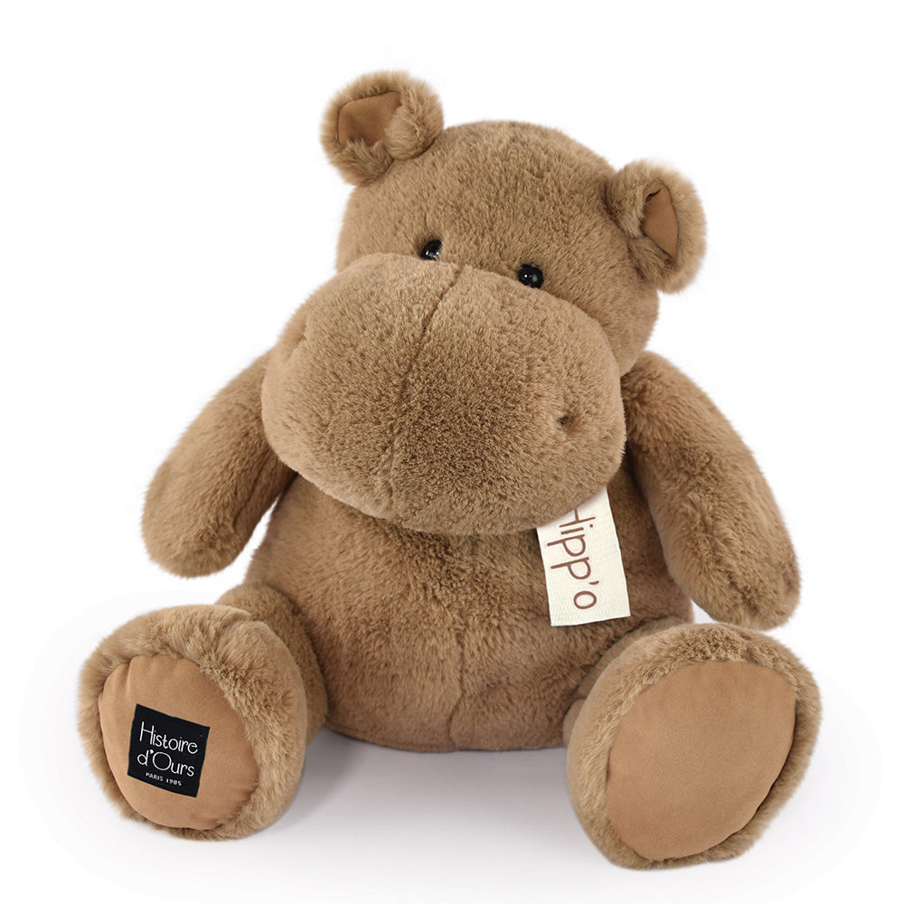 Histoire d'Ours Hot Chocolate Hippo 40cm | Casa Childrenswear