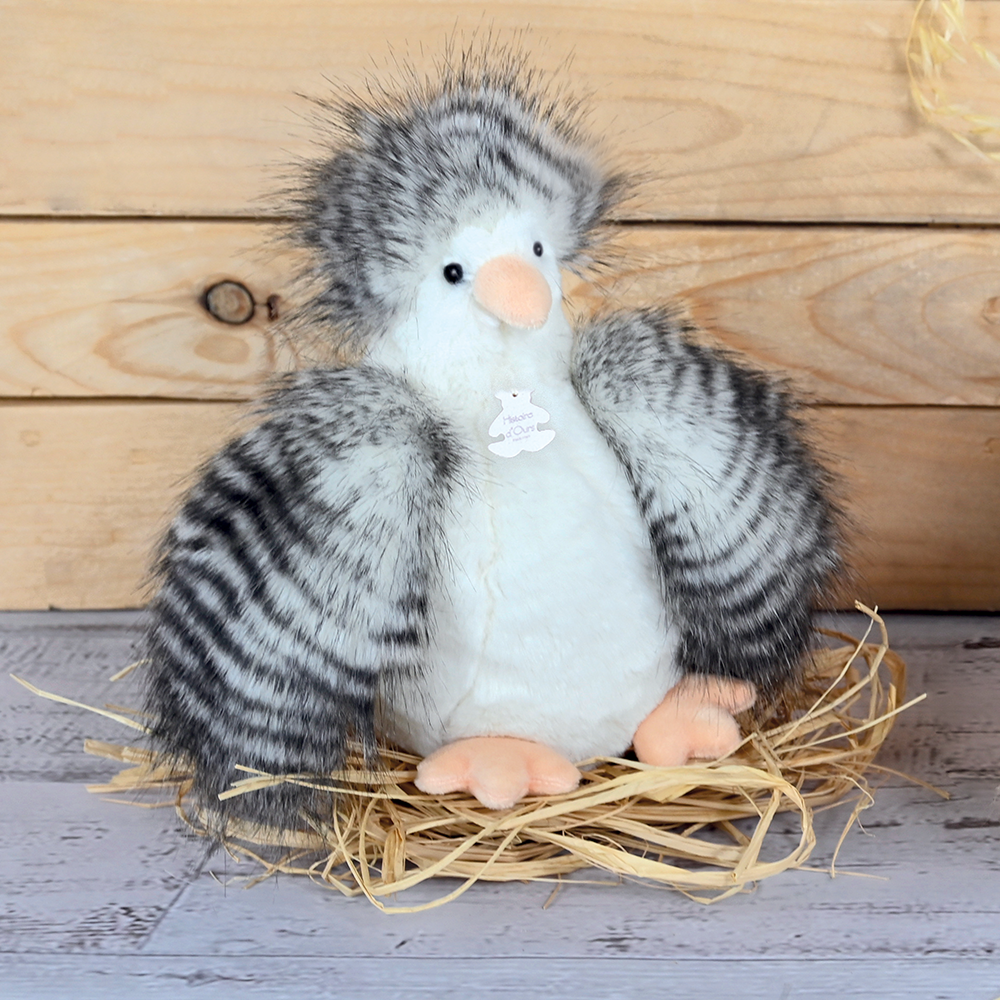 Histoire d'Ours Les Poulettes White 25cm | Casa Childrenswear