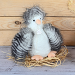 Histoire d'Ours Les Poulettes White 25cm | Casa Childrenswear